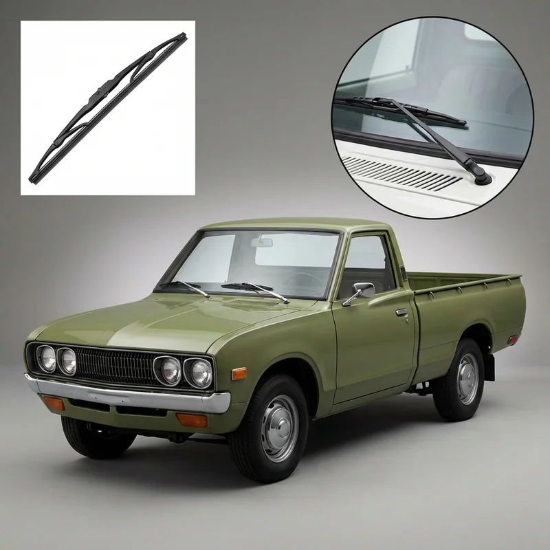 Driver Side Wiper Blade for Nissan 620 Pickup (1972 - 1974) - 1